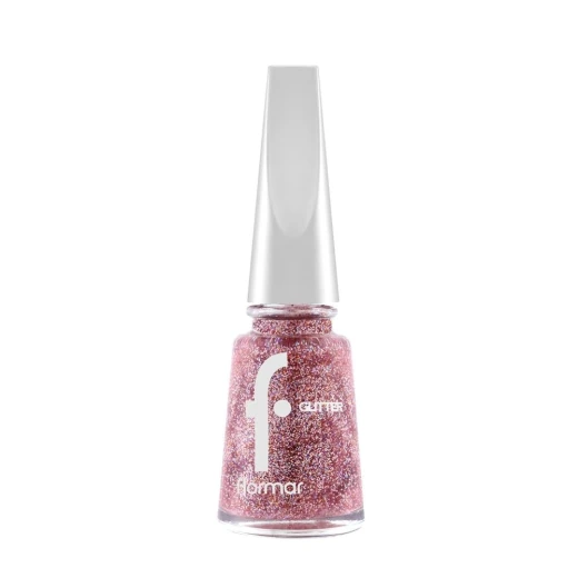 Flormar Glitter Nail Enamel GL39 Red In Silver Sparkling Red with Silver Glitter High Shine Finish Buildable Coverage Long Lasting 11ml Flormar Glitter Nail Enamel GL39 Red In Silver Sparkling Red with Silver Glitter High Shine Finish Buildable Coverage Long Lasting 11ml