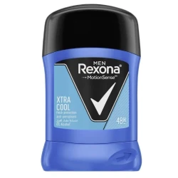 Rexona Men Xtra Cool Antiperspirant Stick, 48 Hour Protection Against Sweat and Odor, Refreshing Scent, Suitable for Daily Use, Convenient 40g Stick, Long Lasting Freshness