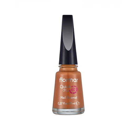 Flormar Quick Dry Nail Enamel QD47 Cookie Time Fast Drying Nail Polish High Pigment Glossy Finish Long Lasting Shine Lightweight Formula Neutral Beige Shade Flormar Quick Dry Nail Enamel QD47 Cookie Time Fast Drying Nail Polish High Pigment Glossy Finish Long Lasting Shine Lightweight Formula Neutral Beige Shade