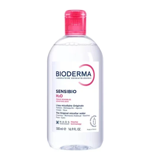 Bioderma Sensibio H2O Micellar Water Makeup Remover 500ml, Gentle Cleanser for Sensitive Skin Bioderma Sensibio H2O Micellar Water Makeup Remover 500ml, Gentle Cleanser for Sensitive Skin