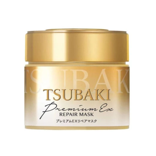 TSUBAKI Premium Repair Hair Mask 180g – Deep Repair Treatment for Damaged Hair, Intensive Nourishing Formula with Camellia Oil for Smooth, Shiny, and Healthy Hair, Salon-Quality Care at Home