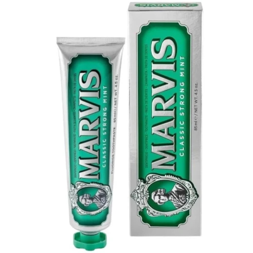 Marvis Classic Strong Mint Toothpaste – Premium Italian Toothpaste with Intense Mint Flavor, Helps Clean Teeth, Freshen Breath, and Provide Long-Lasting Freshness for Daily Oral Care Marvis Classic Strong Mint Toothpaste – Premium Italian Toothpaste with Intense Mint Flavor, Helps Clean Teeth, Freshen Breath, and Provide Long-Lasting Freshness for Daily Oral Care