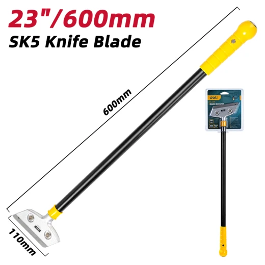 Deli 600mm Aluminum Alloy Scraper with SK5 Blade for Scraping and Cutting - Deli - Image 2