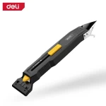 Deli EDL365107v Multi Function Cleaning Scraper Standard Size Durable Ergonomic Design For Various Surfaces Includes Plastic Handle And 1 Scraper Blade Easy To Use And Store - Deli