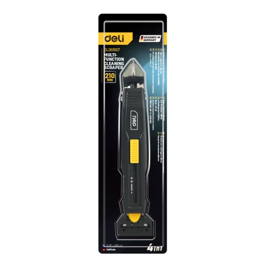 Deli EDL365107v Multi Function Cleaning Scraper Standard Size Durable Ergonomic Design For Various Surfaces Includes Plastic Handle And 1 Scraper Blade Easy To Use And Store - Deli - Image 5