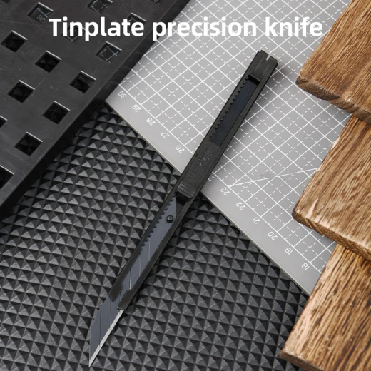 Deli 9mm SK5 Snap-Off Blade Utility Knife, Auto-Lock, Standard Size - Deli - Image 2