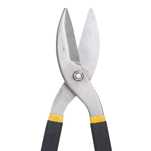 Deli 10 Inch Tin Snip EDL25910, Carbon Steel Blades, Two-Color Grip - Deli - Image 3