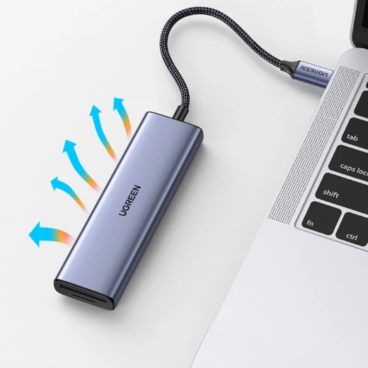 محول يو جرين CM511 USB-C إلى HDMI مع 3 منافذ USB-A 3.0 وقارئ بطاقات SD/TF - يوجرين - Image 7
