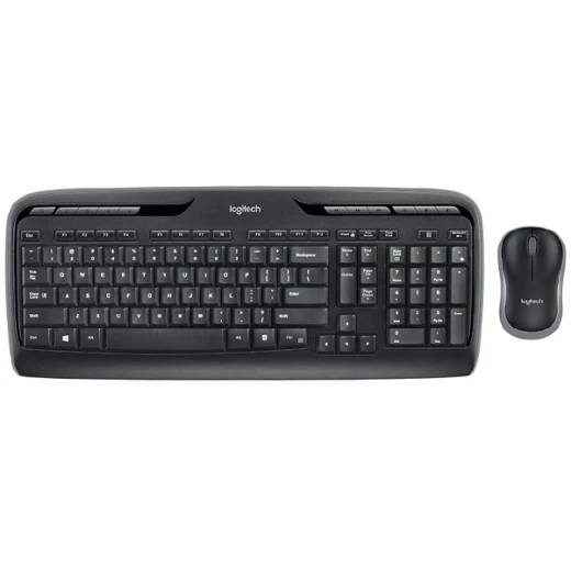 مجموعة لوجيتك MK330 اللاسلكية للوحة المفاتيح والفأرة بالحجم الكامل مع مفاتيح الوسائط - لوجيتك - Image 2
