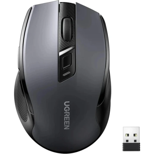 UGREEN MU101 Wireless Mouse 2.4G White Ergonomic Design 5 Buttons UGREEN MU101 Wireless Mouse 2.4G White Ergonomic Design 5 Buttons