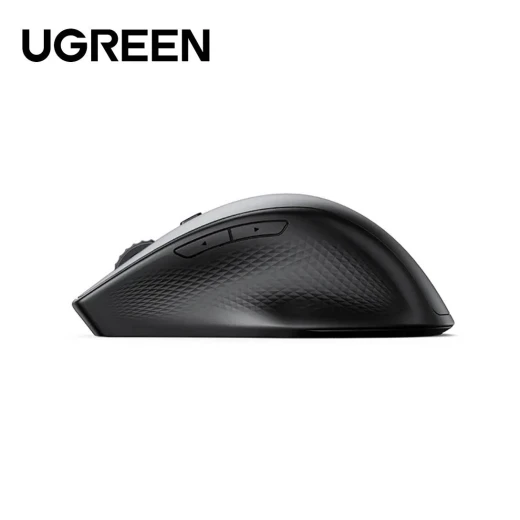 UGREEN MU101 Wireless Ergonomic Mouse Blue 2.4G and Bluetooth 5.0 Dual Mode Connection for Laptops and Desktop PCs, Featuring Comfortable Design and Long Battery Life - Ugreen - Image 2