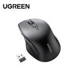 UGREEN MU101 Wireless Ergonomic Mouse Blue 2.4G and Bluetooth 5.0 Dual Mode Connection for Laptops and Desktop PCs, Featuring Comfortable Design and Long Battery Life - Ugreen