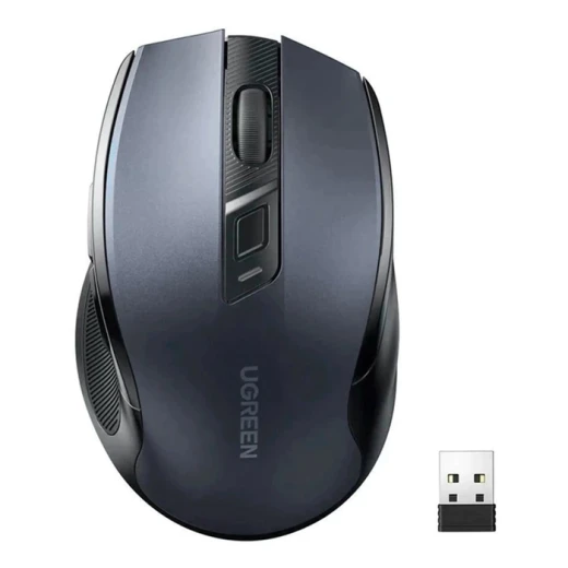 فأرة يو جرين 15064 لاسلكية مريحة زرقاء داكنة مستقبل USB 2.4 جيجا هرتز - يوجرين - Image 3