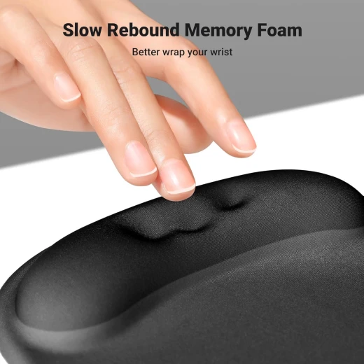 UGREEN Ergonomic Mouse Pad with Wrist Rest – LP668 Comfortable Wrist Support Non-Slip Base for Laptop and Computer Use - Ugreen - Image 6