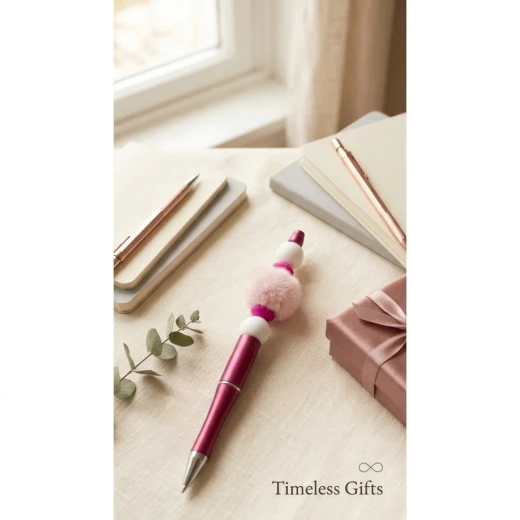 pink beaded pen decorated with bead detailing, featuring an elegant handmade design perfect for gifting and daily use pink beaded pen decorated with bead detailing, featuring an elegant handmade design perfect for gifting and daily use