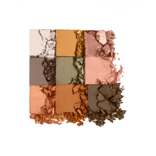 Flormar Grand Galaxy Eyeshadow Palette 007, Pearl and Semi-Matte Finish, 10 Shades, 9g - Image 2