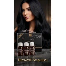 Cosmofarma Revivexil Hair Growth Ampoules – 3 Packs (10ml each) | Intensive Hair Treatment Formula Designed to Help Strengthen Hair, Reduce Hair Loss, and Support Healthier, Fuller-Looking Hair with Regular Use