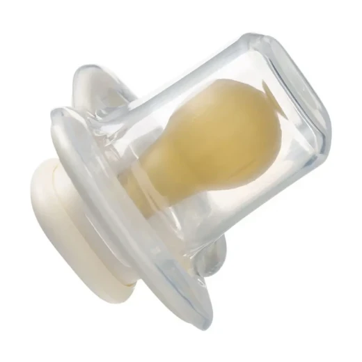 B.Box Natural Rubber Pacifier Set 2 Pieces for Babies 6 Months Plus Sage and Vanilla Colors BPA Free Orthodontic Design Promotes Healthy Oral Development Durable and Safe - B.Box - Image 4