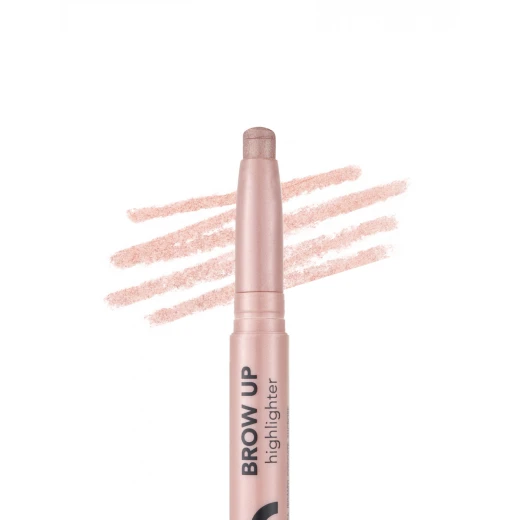 Flormar Brow Up Highlighter Pencil 002 Rose Gold – Lift & Highlight Eyebrow Pencil with Soft Pink Gold Shimmer, Long-Lasting Formula for Defining, Brightening, and Enhancing Brows with a Natural Radiant Finish - Image 5