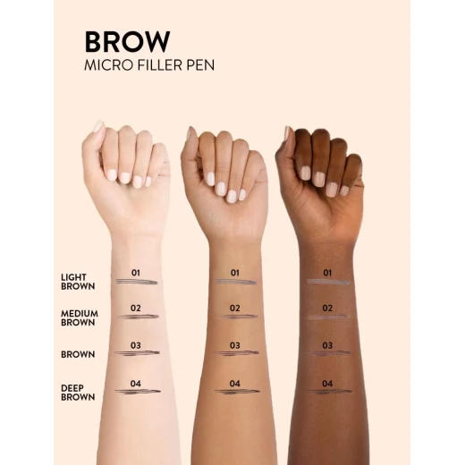 Flormar Eyebrow Pencil Brown 003, Defines & Shapes Brows, Long Lasting Formula, Natural Looking Color, Easy Application, Perfect for All Day Wear, 1 Count - Image 7