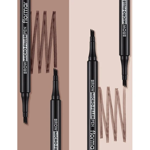Flormar Eyebrow Pencil Brown 003, Defines & Shapes Brows, Long Lasting Formula, Natural Looking Color, Easy Application, Perfect for All Day Wear, 1 Count - Image 5