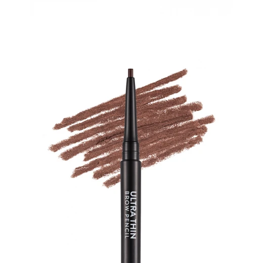 Flormar Ultra Thin Brow Pencil 003 Brown Waterproof Long Lasting Eyebrow Makeup - Image 5