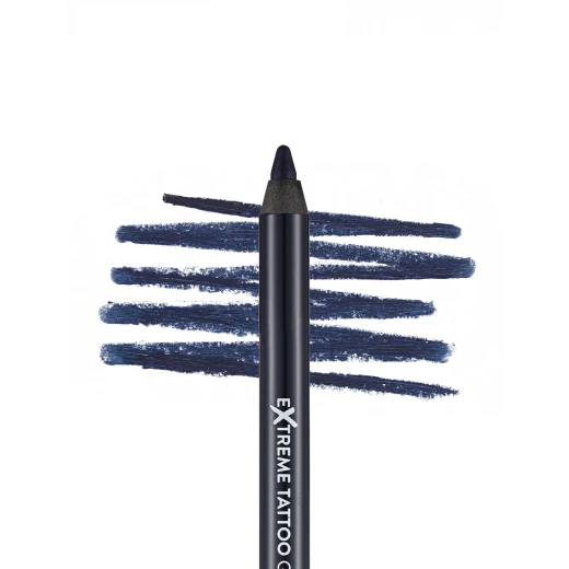 Flormar Extreme Tattoo Gel Pencil Intense Blue 004 Waterproof Eyeliner 1.2g - Image 4