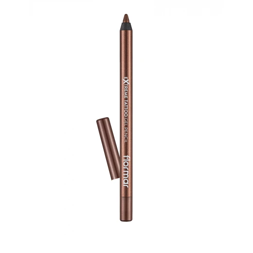 Flormar Extreme Tattoo Gel Pencil 001 Glitzy Brown Waterproof Eyeliner 1.2g Flormar Extreme Tattoo Gel Pencil 001 Glitzy Brown Waterproof Eyeliner 1.2g