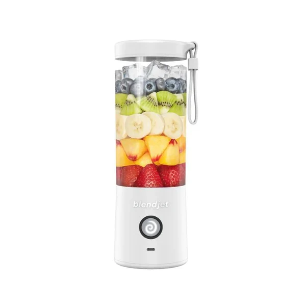 BlendJet V2 Portable Blender WHITE 16oz, USB-C Rechargeable, Food Processor - BlendJet