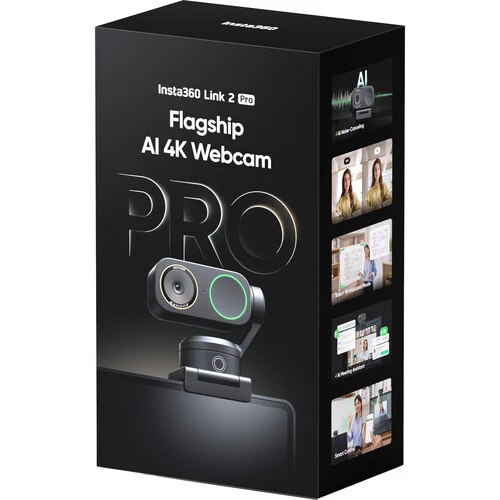 كاميرا ويب Insta360 Link 2 Pro بتقنية الذكاء الاصطناعي بدقة 4K مع مستشعر CMOS 1/1.3 بوصة، زاوية رؤية 84 درجة - انستا 360 - Image 8