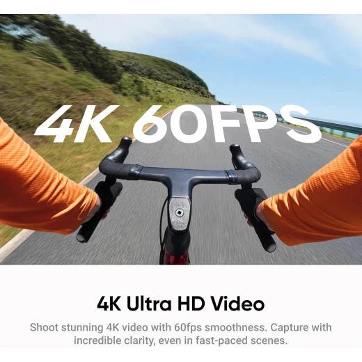 كاميرا انستا 360 GO فائقة الدقة 4K: صغيرة الحجم، قابلة للارتداء، مقاومة للماء، تصور بدقة 2.7K، حركة بطيئة، مثبت صورة مدمج، تصميم مضغوط - انستا 360 - Image 4