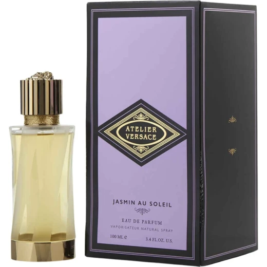 عطر فيرساتشي ياسمين أو سوليه للنساء، بخاخ أو دو بارفان، عطر زهري فاكهي، 3.4 أونصة 100مل عطر فيرساتشي ياسمين أو سوليه للنساء، بخاخ أو دو بارفان، عطر زهري فاكهي، 3.4 أونصة 100مل