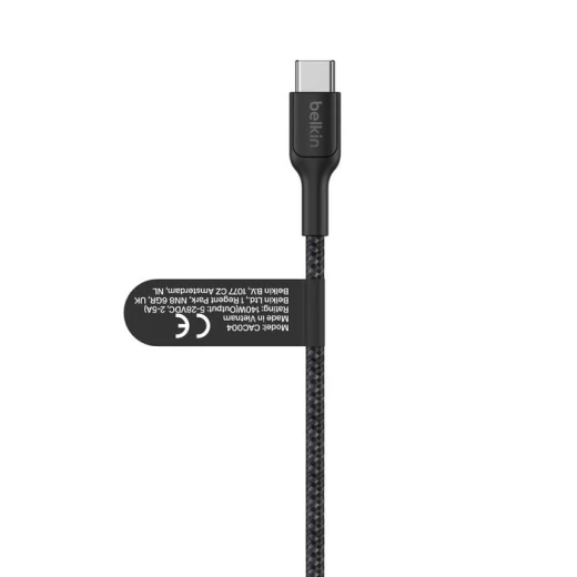 كابل بيلكن بوست تشارج برو مضفر USB C إلى USB C مزدوج 140 واط أسود، أبيض - بيلكين - Image 4