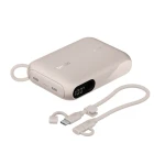 Belkin BoostCharge 10K Power Bank with Digital Display, 20W USB-C, Sand - Belkin