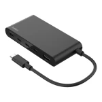 محول بيلكن 5 منافذ USB C مع HDMI 4K لأجهزة الكمبيوتر المحمولة، ماك بوك والمزيد - بيلكين