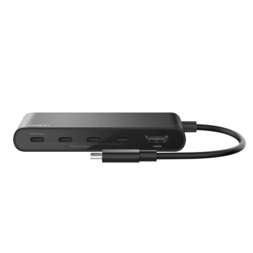 محول بيلكن 5 منافذ USB C مع HDMI 4K لأجهزة الكمبيوتر المحمولة، ماك بوك والمزيد - بيلكين - Image 6