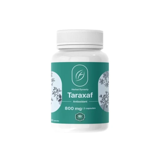 Herbal Dynasty Taraxaf 400mg Capsules, Herbal Blend for Skin Health, 60 Count