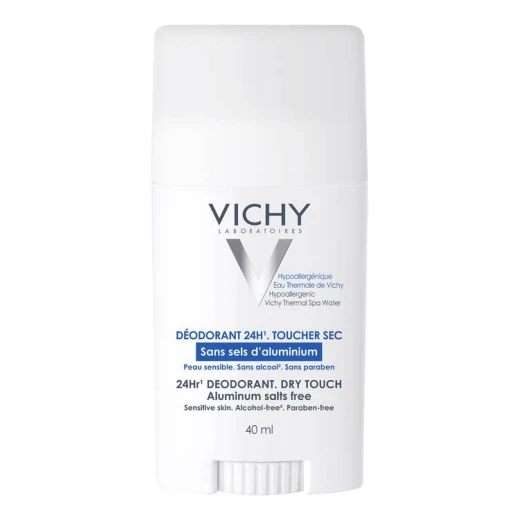 Vichy 24H Deodorant Stick for Sensitive Skin 40ml, Aluminum-Free Vichy 24H Deodorant Stick for Sensitive Skin 40ml, Aluminum-Free