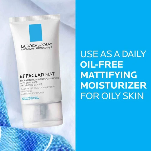 La Roche-Posay Effaclar Mat Mattifying Face Moisturizer for Oily Skin, Oil Free - La Roche Posay - Image 3