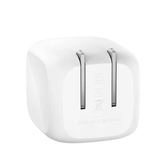 Belkin 50W Dual Port USB C GaN Wall Charger, Fast Charging for iPhone, Samsung, iPad, Chromebook, White - Belkin - Image 3