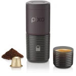 WACACO Pixapresso Portable Espresso Maker, Dark Burgundy, Electric & Compact - WACACO