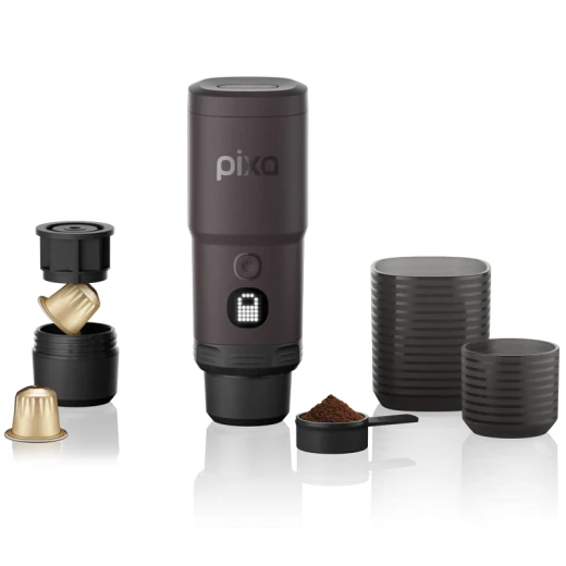 WACACO Pixapresso Portable Espresso Maker, Dark Burgundy, Electric & Compact - WACACO - Image 2