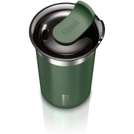 Wacaco Octaroma Vacuum Insulated Mug 300ML – Green, Double Wall Stainless Steel Travel Mug, Keeps Drinks Hot or Cold for Longer, Leakproof Lid, Lightweight Portable Design for Coffee, Tea and Daily Use - WACACO - Image 6