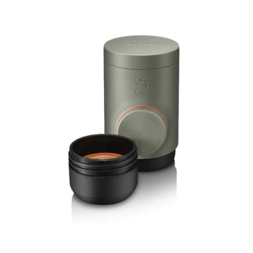 Wacaco Minipresso GR2 Portable Espresso Maker, Hand Powered, Gray, 8-12g Coffee - WACACO - Image 3