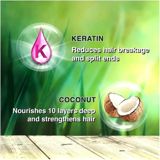 Parachute Coconut Hair Oil With Keratin Protein 300ml For Damaged Hair - Parachute - Image 3