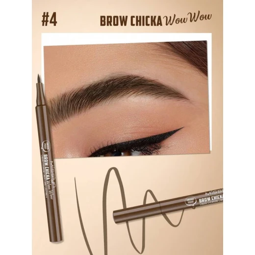 Misslyn Brow Chicka Wow Wow Brow Liner 4, Precise Eyebrow Definition, Long-Lasting Wear, Natural Look - Misslyn - Image 2