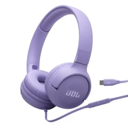 سماعات أذن JBL Tune 520C سلكية بمنفذ USB-C على الأذن لون أسود توفر صوت جهير غني تصميم خفيف الوزن ملاءمة مريحة مثالية للاستماع إلى الموسيقى والمكالمات ضمان لمدة 1 سنة متضمنة