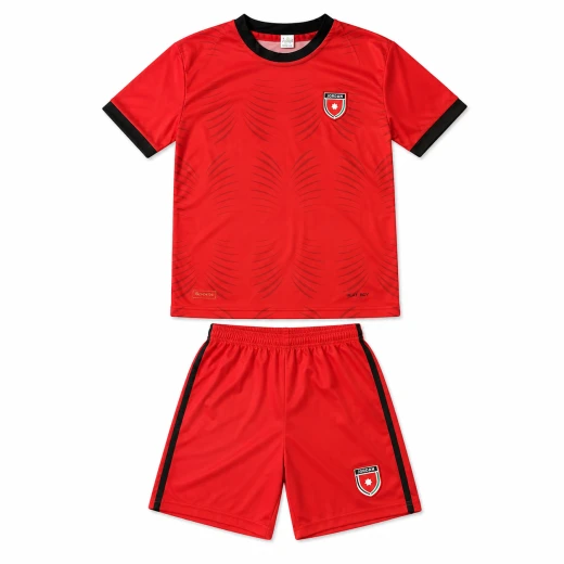 Jordan National Team Kids Football Kit – Red Soccer Shirt and Shorts Set for Boys, Ages 12-13 Years - Elite sport - Image 6