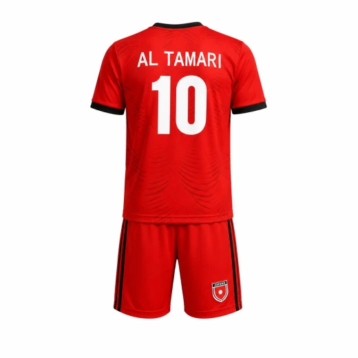 Jordan National Team Kids Football Kit – Red Soccer Shirt and Shorts Set for Boys, Ages 12-13 Years - Elite sport - Image 8