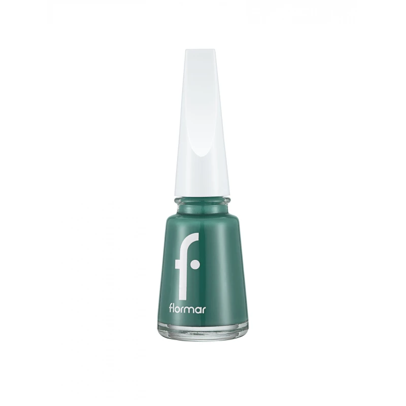 Flormar Nail Enamel 450 Blue Industry New, Long Lasting, Shiny Finish, 11 ML - Flormar